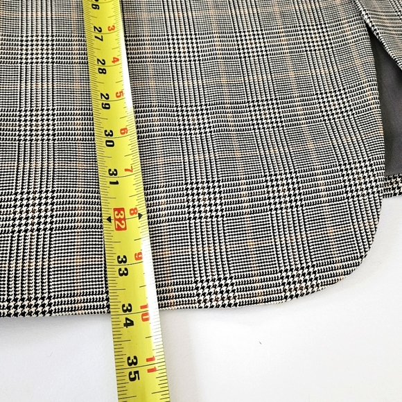 Pronto Moda Mens 52R Sport Coat/Blazer Black/White Plaid Silk/Wool/Cashm… - Picture 16 of 16